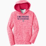 Lake Howell Silverhawks <span class="pdp-name-mascot">Lake Howell Hawks</span> Sport-Tek Youth PosiCharge Electric Heather Fleece Hoodie Front Thumbnail
