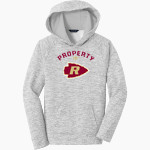 Riverdale Warriors Sport-Tek Youth PosiCharge Electric Heather Fleece Hoodie Front Thumbnail