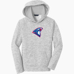 REVERE MINUTEMEN ONLINE STORE Sport-Tek Youth PosiCharge Electric Heather Fleece Hoodie Front Thumbnail