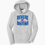 REVERE MINUTEMEN ONLINE STORE Sport-Tek Youth PosiCharge Electric Heather Fleece Hoodie Front Thumbnail