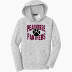Peachtree Panthers <span class="pdp-name-mascot">Peachtree Academy Panthers</span> Sport-Tek Youth PosiCharge Electric Heather Fleece Hoodie Front Thumbnail