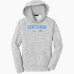 CENTENNIAL HIGH SCHOOL EAGLES <span class="pdp-name-mascot">CENTENNIAL EAGLES</span> Sport-Tek Youth PosiCharge Electric Heather Fleece Hoodie Front Thumbnail