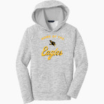 Hudson's Bay Eagles Sport-Tek Youth PosiCharge Electric Heather Fleece Hoodie Front Thumbnail