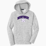 MONTEREY HIGH SCHOOL WILDCATS <span class="pdp-name-mascot">MONTEREY WILDCATS</span> Sport-Tek Youth PosiCharge Electric Heather Fleece Hoodie Front Thumbnail