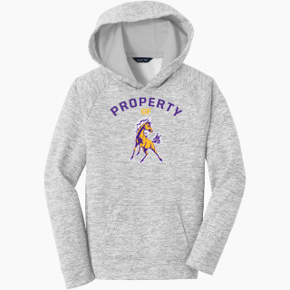 Sport-Tek Youth PosiCharge Electric Heather Fleece Hoodie