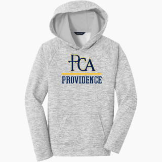 Sport-Tek Youth PosiCharge Electric Heather Fleece Hoodie