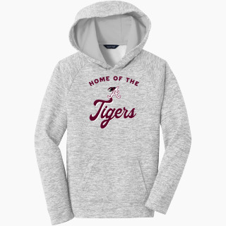 Sport-Tek Youth PosiCharge Electric Heather Fleece Hoodie