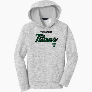 Sport-Tek Youth PosiCharge Electric Heather Fleece Hoodie