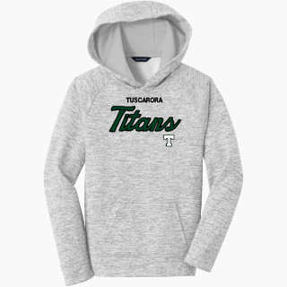 Sport-Tek Youth PosiCharge Electric Heather Fleece Hoodie