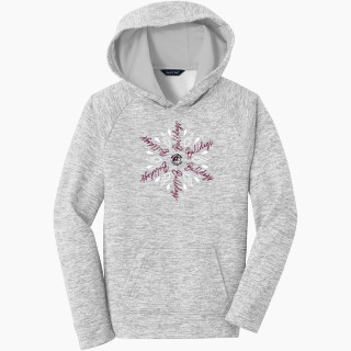 Sport-Tek Youth PosiCharge Electric Heather Fleece Hoodie