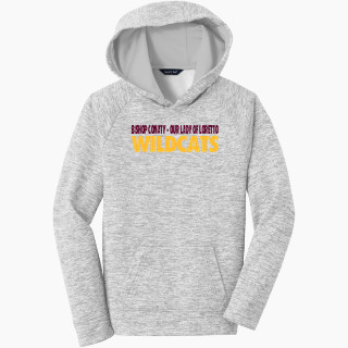 Sport-Tek Youth PosiCharge Electric Heather Fleece Hoodie