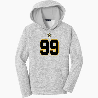 Sport-Tek Youth PosiCharge Electric Heather Fleece Hoodie