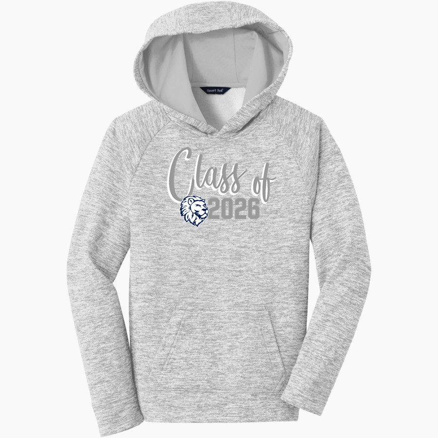 BELLARMINE PREPARATORY SCHOOL LIONS <span class="pdp-name-mascot">BELLARMINE PREPARATORY LIONS</span> Sport-Tek Youth PosiCharge Electric Heather Fleece Hoodie
