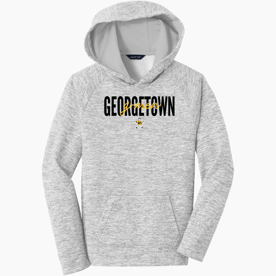 GEORGETOWN HIGH SCHOOL G-MEN Sport-Tek Youth PosiCharge Electric Heather Fleece Hoodie