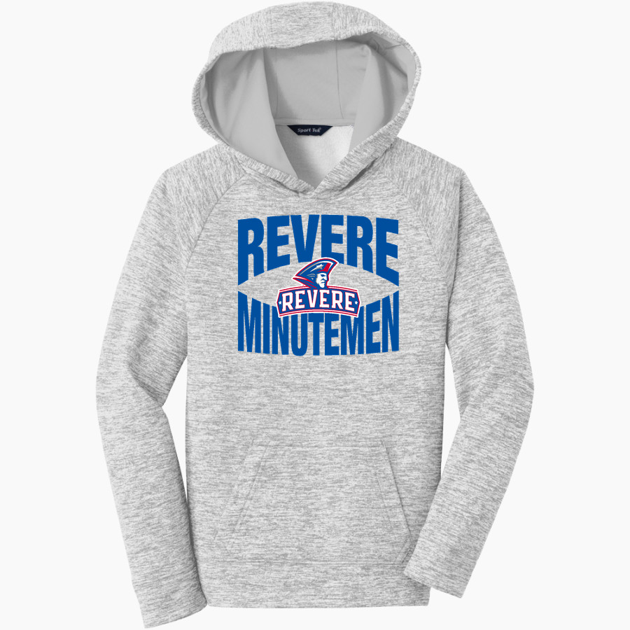 REVERE MINUTEMEN ONLINE STORE Sport-Tek Youth PosiCharge Electric Heather Fleece Hoodie