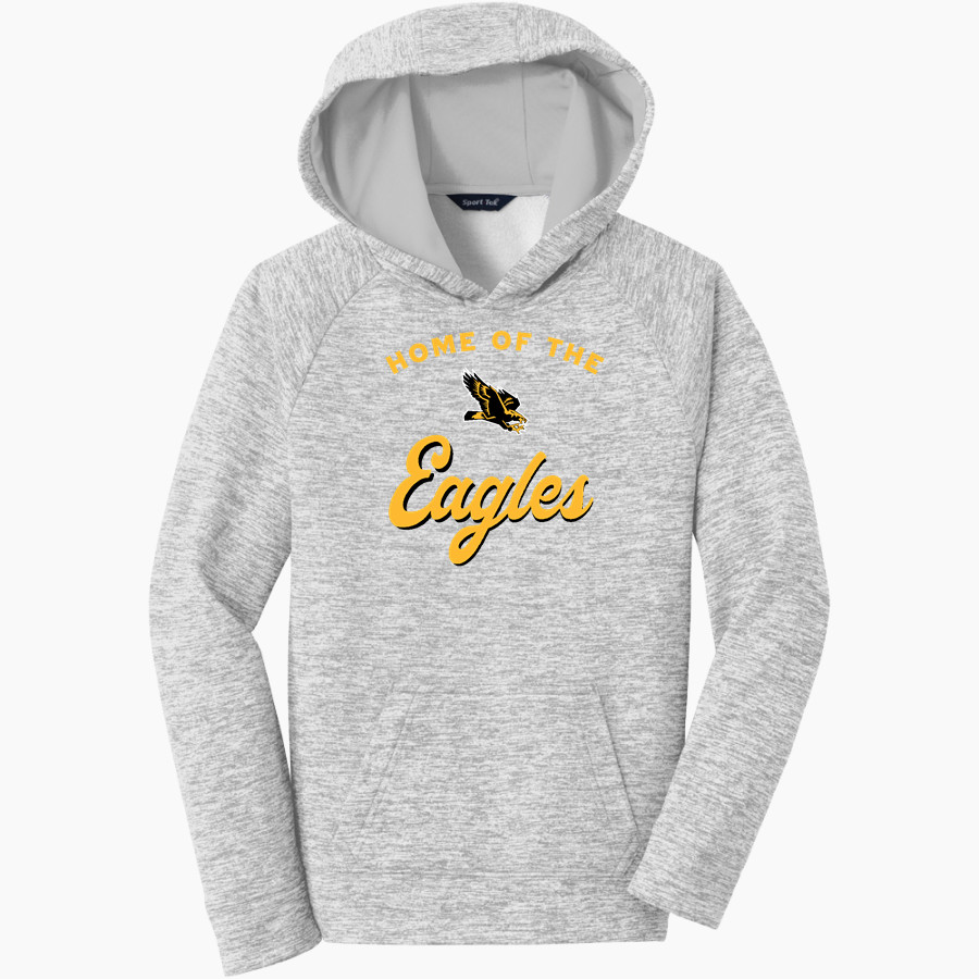 Hudson's Bay Eagles Sport-Tek Youth PosiCharge Electric Heather Fleece Hoodie