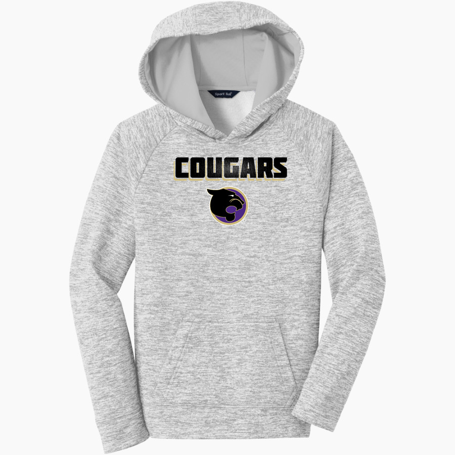 Westridge Cougars Sport-Tek Youth PosiCharge Electric Heather Fleece Hoodie