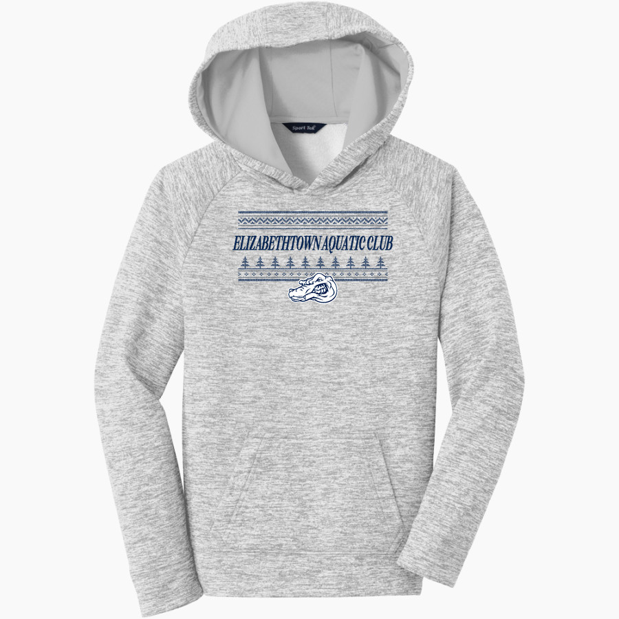 Elizabethtown Aquatic Club Elizabethtown Sport-Tek Youth PosiCharge Electric Heather Fleece Hoodie