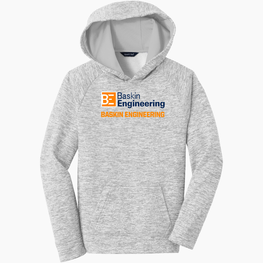 Baskin Engineering Sideline Store Sport-Tek Youth PosiCharge Electric Heather Fleece Hoodie