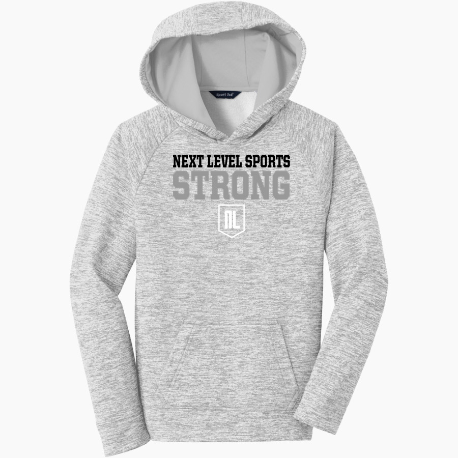 Next Level Sports Next Level Sports <span class="pdp-name-mascot">Next Level Sports</span> Sport-Tek Youth PosiCharge Electric Heather Fleece Hoodie