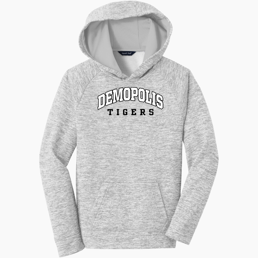 Demopolis Tigers <span class="pdp-name-mascot">Demopolis Tigers</span> Sport-Tek Youth PosiCharge Electric Heather Fleece Hoodie