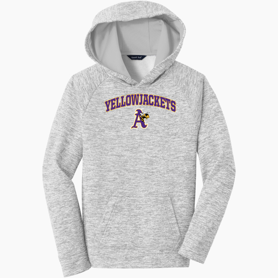 AVONDALE HIGH SCHOOL YELLOWJACKETS <span class="pdp-name-mascot">AVONDALE YELLOWJACKETS</span> Sport-Tek Youth PosiCharge Electric Heather Fleece Hoodie