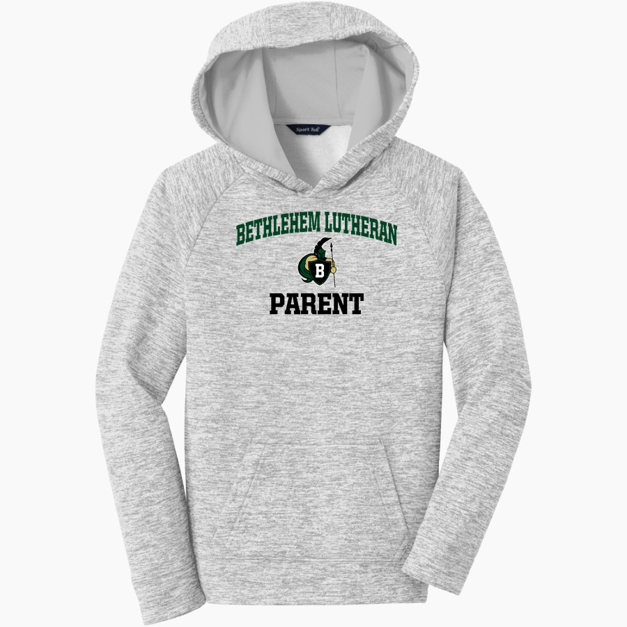 Bethlehem Lutheran Spartans Sport-Tek Youth PosiCharge Electric Heather Fleece Hoodie