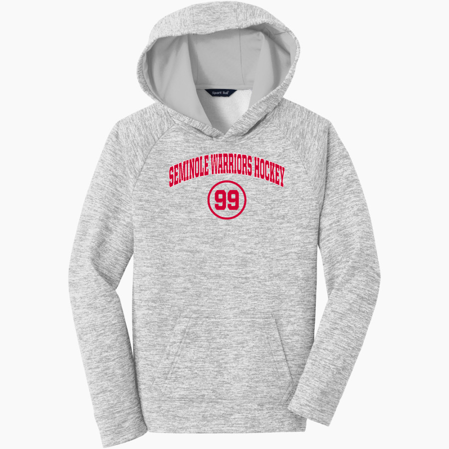 Seminole Warriors Hockey <span class="pdp-name-mascot">Seminole County Warriors</span> Sport-Tek Youth PosiCharge Electric Heather Fleece Hoodie