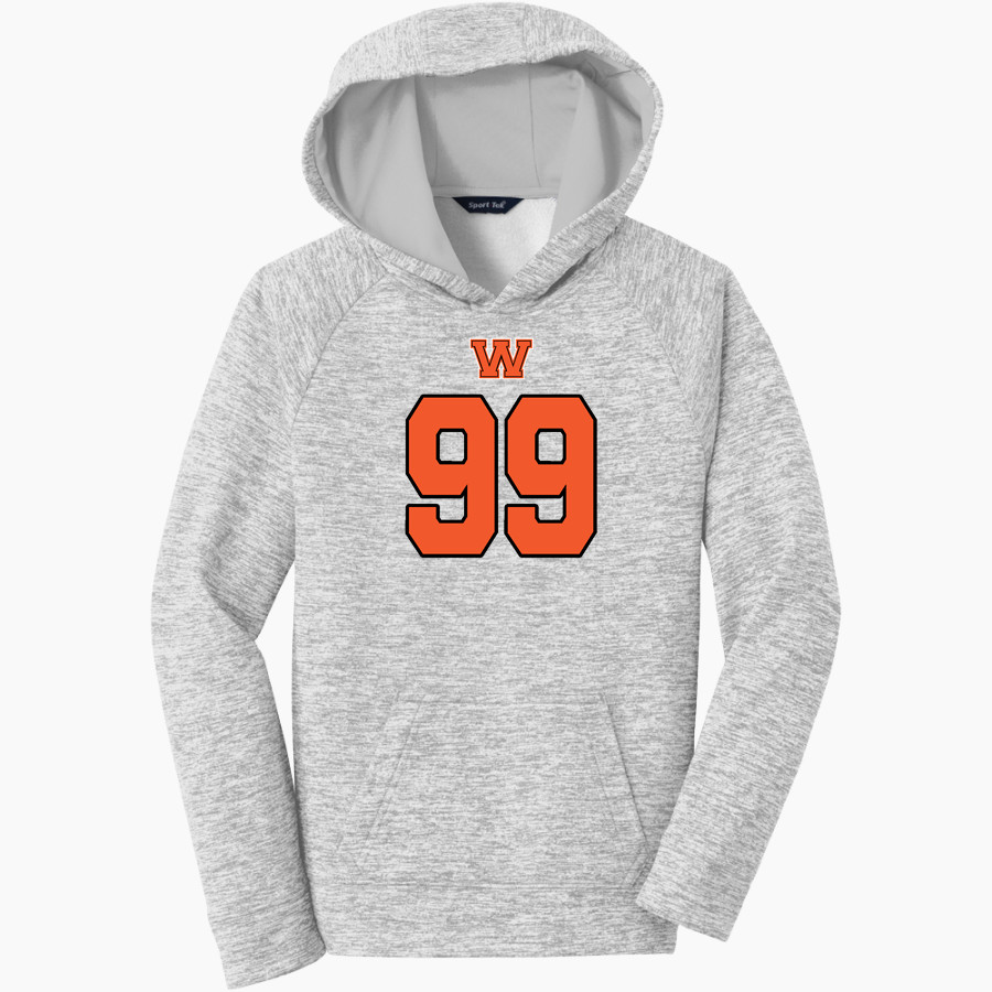 WILLIAMSTOWN HIGH SCHOOL DEMONS <span class="pdp-name-mascot">WILLIAMSTOWN DEMONS</span> Sport-Tek Youth PosiCharge Electric Heather Fleece Hoodie