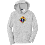St. Catharine St. Catharine Knight <span class="pdp-name-mascot">St. Catharine Knights of Columbus</span> Sport-Tek Youth PosiCharge Electric Heather Fleece Hoodie Front Thumbnail