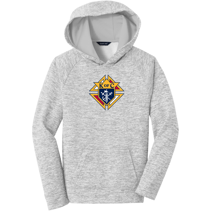 St. Catharine St. Catharine Knight <span class="pdp-name-mascot">St. Catharine Knights of Columbus</span> Sport-Tek Youth PosiCharge Electric Heather Fleece Hoodie