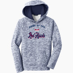 Saint John School Red hawks <span class="pdp-name-mascot">Saint John School Red hawks</span> Sport-Tek Youth PosiCharge Electric Heather Fleece Hoodie Front Thumbnail