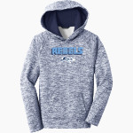 PATRICK HENRY HIGH SCHOOL REBELS <span class="pdp-name-mascot">PATRICK HENRY REBELS</span> Sport-Tek Youth PosiCharge Electric Heather Fleece Hoodie Front Thumbnail