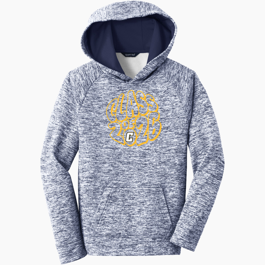 Coker Cobras <span class="pdp-name-mascot">Coker Cobras</span> Sport-Tek Youth PosiCharge Electric Heather Fleece Hoodie