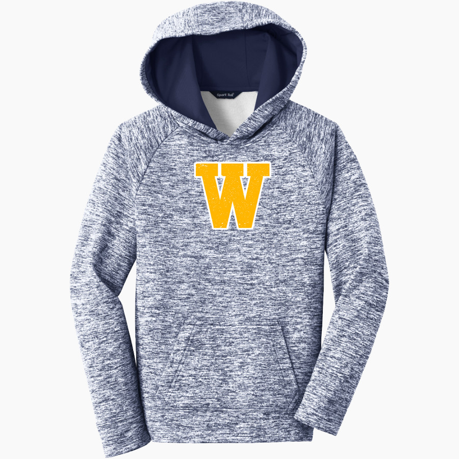 Westover Wildcats <span class="pdp-name-mascot">Westover School Wildcats</span> Sport-Tek Youth PosiCharge Electric Heather Fleece Hoodie