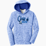 UAH Chargers <span class="pdp-name-mascot">University of Alabama Chargers</span> Sport-Tek Youth PosiCharge Electric Heather Fleece Hoodie Front Thumbnail