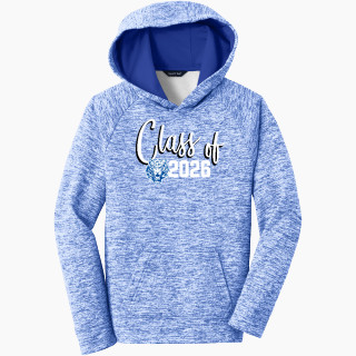 Sport-Tek Youth PosiCharge Electric Heather Fleece Hoodie