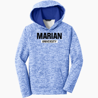 Sport-Tek Youth PosiCharge Electric Heather Fleece Hoodie