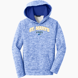 Sport-Tek Youth PosiCharge Electric Heather Fleece Hoodie