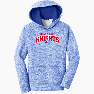 Sport-Tek Youth PosiCharge Electric Heather Fleece Hoodie