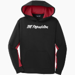 The Foundation The Foundation <span class="pdp-name-mascot">The Foundation</span> Sport-Tek Youth Sport-Wick Fleece Colorblock Hooded Pullover Front Thumbnail