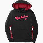 TAPPAN ZEE HIGH SCHOOL FLYING DUTCHMEN <span class="pdp-name-mascot">TAPPAN ZEE FLYING DUTCHMEN</span> Sport-Tek Youth Sport-Wick Fleece Colorblock Hooded Pullover Front Thumbnail