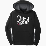 Jimtown Jimmies Sport-Tek Youth Sport-Wick Fleece Colorblock Hooded Pullover Front Thumbnail