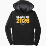 North Brunswick Raiders <span class="pdp-name-mascot">North Brunswick Raiders</span> Sport-Tek Youth Sport-Wick Fleece Colorblock Hooded Pullover Front Thumbnail