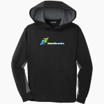Zeeland Zeeland <span class="pdp-name-mascot">Zeeland Public Schools</span> Sport-Tek Youth Sport-Wick Fleece Colorblock Hooded Pullover Front Thumbnail