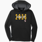 Roger Bacon Spartans <span class="pdp-name-mascot">Roger Bacon Spartans</span> Sport-Tek Youth Sport-Wick Fleece Colorblock Hooded Pullover Front Thumbnail