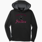 Peachtree Panthers <span class="pdp-name-mascot">Peachtree Academy Panthers</span> Sport-Tek Youth Sport-Wick Fleece Colorblock Hooded Pullover Front Thumbnail