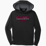 Mash Athletics Sport-Tek Youth Sport-Wick Fleece Colorblock Hooded Pullover Front Thumbnail
