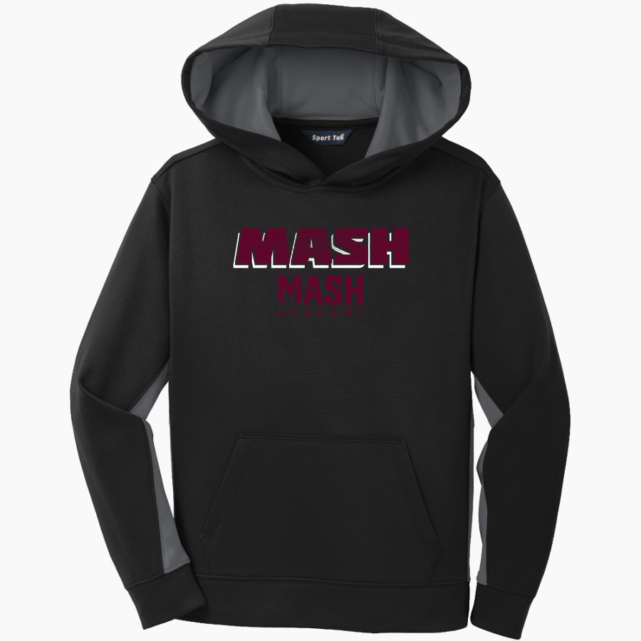 Mash Athletics Sport-Tek Youth Sport-Wick Fleece Colorblock Hooded Pullover