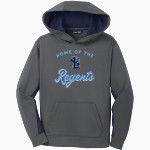 St. Lucy's Regents <span class="pdp-name-mascot">St. Lucy's Regents</span> Sport-Tek Youth Sport-Wick Fleece Colorblock Hooded Pullover Front Thumbnail